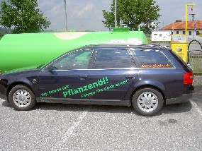 Pflanzenoeltankstelle von Mobil ohne Fossil in Oderding naehe Weilheim i.OB.