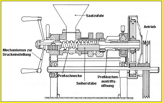 Seiherstabscheckenpresse