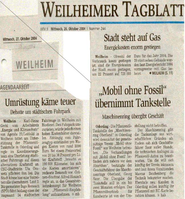 Tankuebernahme