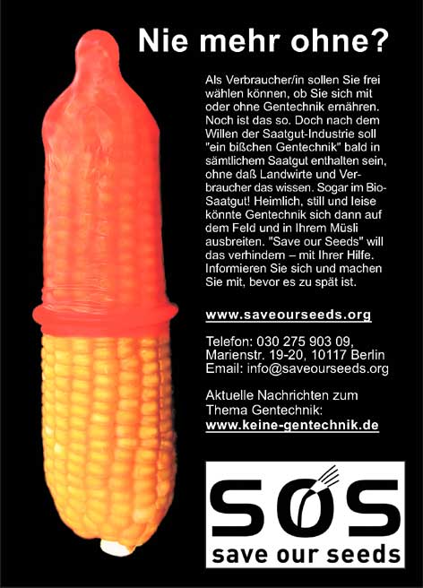 Bild sicheres Saatgut